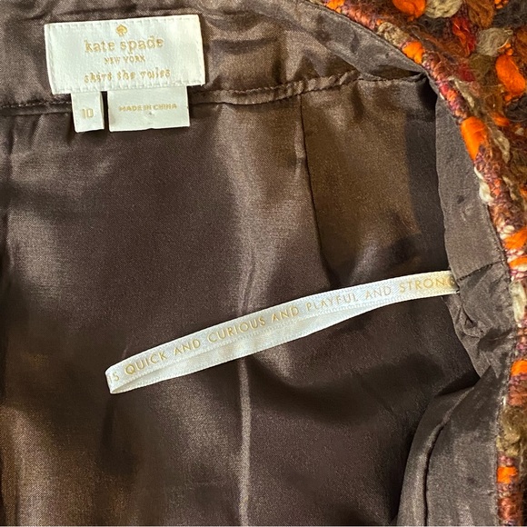 EUC Kate Spade tweed mini skirt - Picture 7 of 8